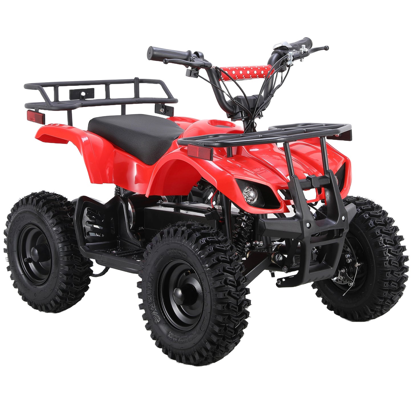36 Volt Ride on Toys for Big Kids, Electric 4 Wheeler, Power Car Wheels with 500w Motor, Speed Control, Metal Frame, Suspension, Black