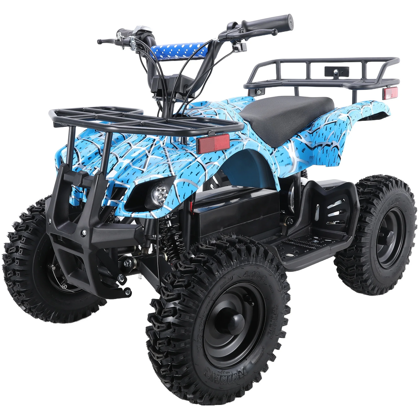 36 Volt Ride on Toys for Big Kids, 4 Wheelers Vehicle ATV for Teens, 500w Motor Dirt Quad with Speed Control, Metal Frame, Suspension