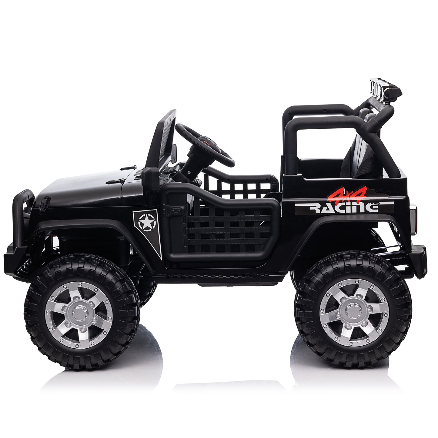 24V 2 Seater Ride On Toys with Remote Control, Kids Ride on Truck Car 400W Moter Power 4-Wheeler Suspension, 3 Speeds, Bluetooth Music, Rose Pink,green,red, black,pink-618