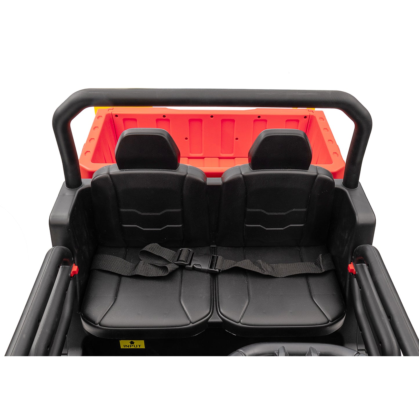 24V Ride on Dump Truck with Remote Control, 4WD Electric Car for Big Kids, 2 Seater 4*200W Motor Ride on Toy, Shovel, Music, Kids Gift, Pink,Red,Green,Black-623(4WD)