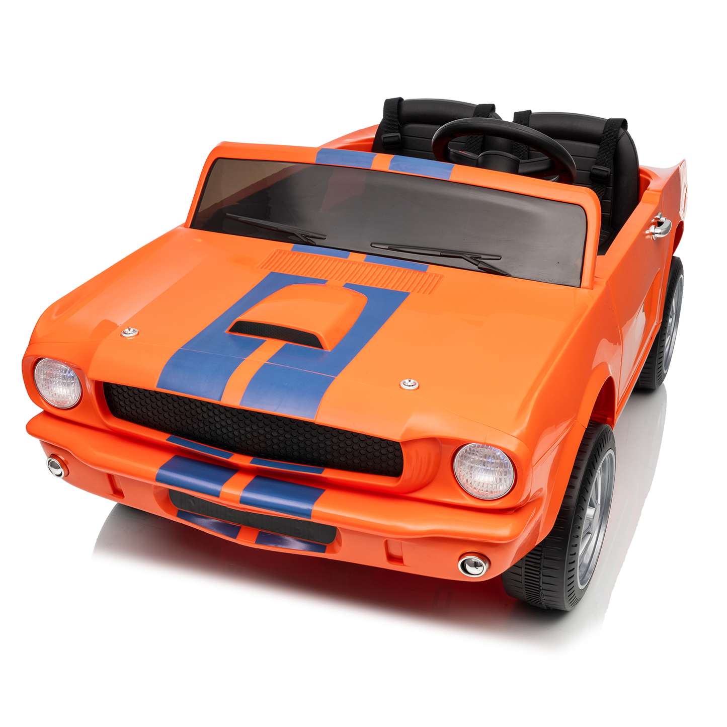Funride Licensed Shelby 24 Volt Ride on Toys for Toddlers, 4WD Kids Ride on Cars with Remote Control, Power Car Wheels with Bluetooth Music, Toy Gift for Boys & Girls