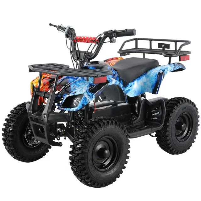 36 Volt Ride on Toys for Big Kids, 4 Wheelers Vehicle ATV for Teens, 500w Motor Dirt Quad with Speed Control, Metal Frame, Suspension
