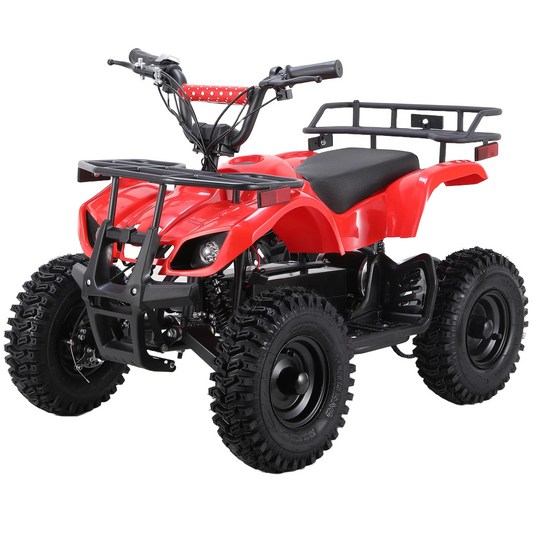 36 Volt Ride on Toys for Big Kids, 4 Wheelers Vehicle ATV for Teens, 500w Motor Dirt Quad with Speed Control, Metal Frame, Suspension