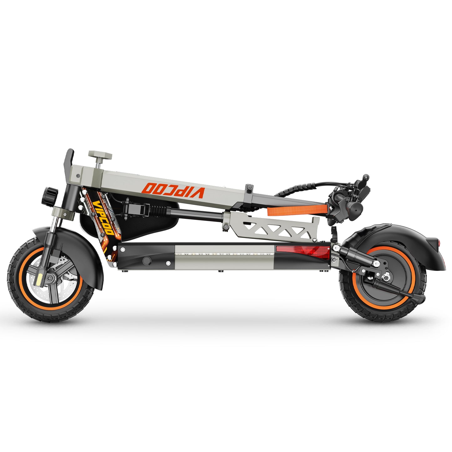 Funride Adult Electric Scooter with Seat, 700W Motor, Dual Suspension & Brakes, 28 MPH, 19 Miles, Foldable Commuter Scooter with Bag, Wide Deck