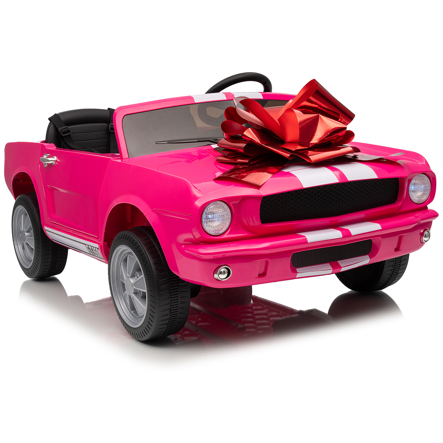 Funride Licensed Shelby 24 Volt Ride on Toys for Toddlers, 4WD Kids Ride on Cars with Remote Control, Power Car Wheels with Bluetooth Music, Toy Gift for Boys & Girls